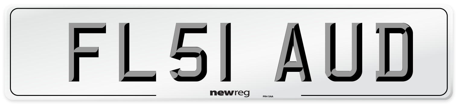 FL51 AUD Number Plate from New Reg